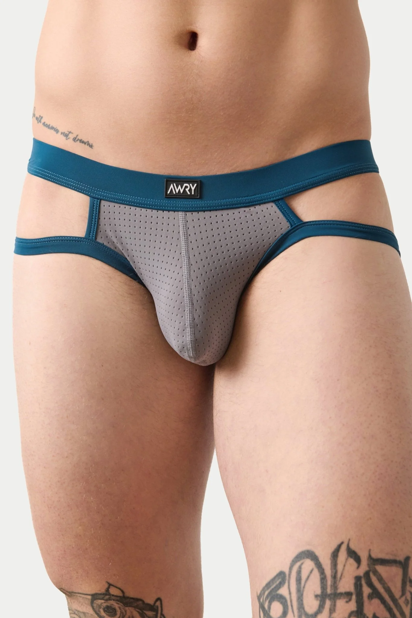 AERO Strap Briefs - Gray - Image 7