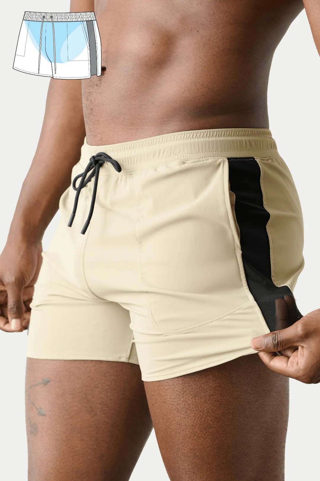 EDGE Shorts - Sand - Image 5