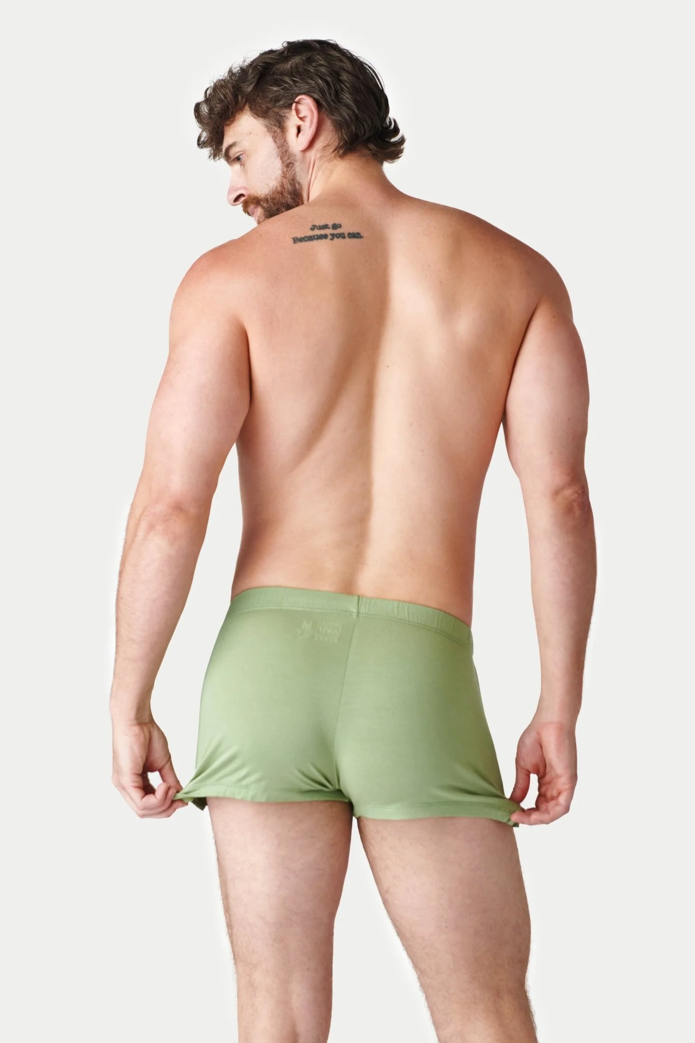 FUSION Jock Boxers - Cool Green - Image 3