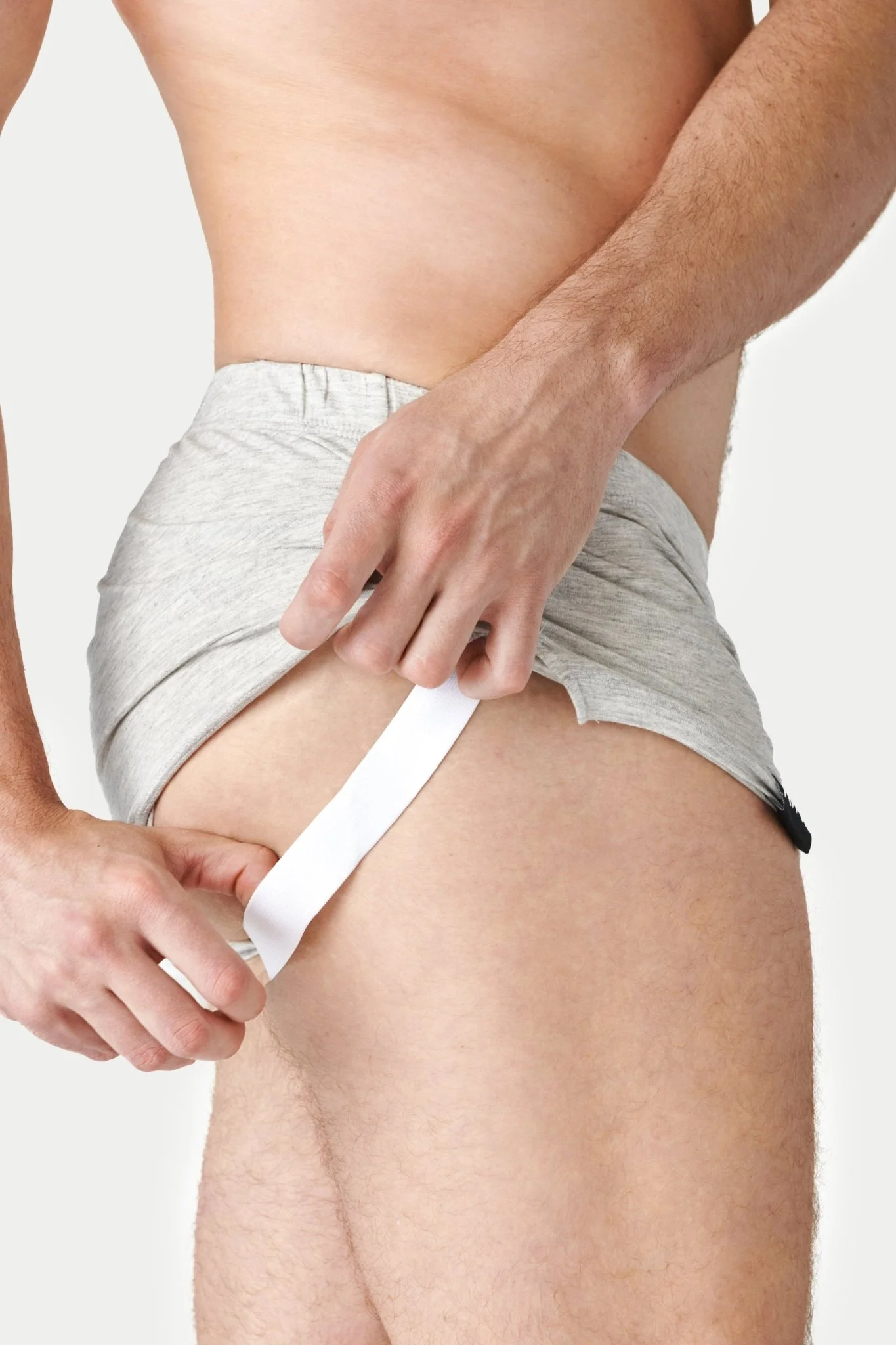 FUSION Jock Boxers - Heather Gray - Image 3