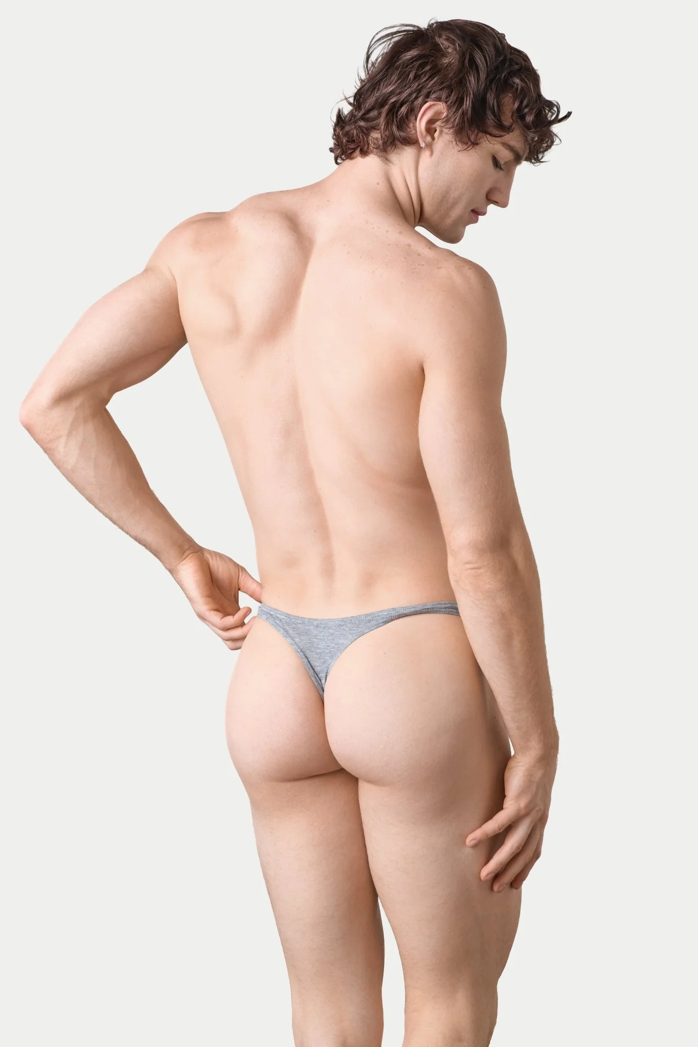 LOUNGE Thong - Heather Gray - Image 4