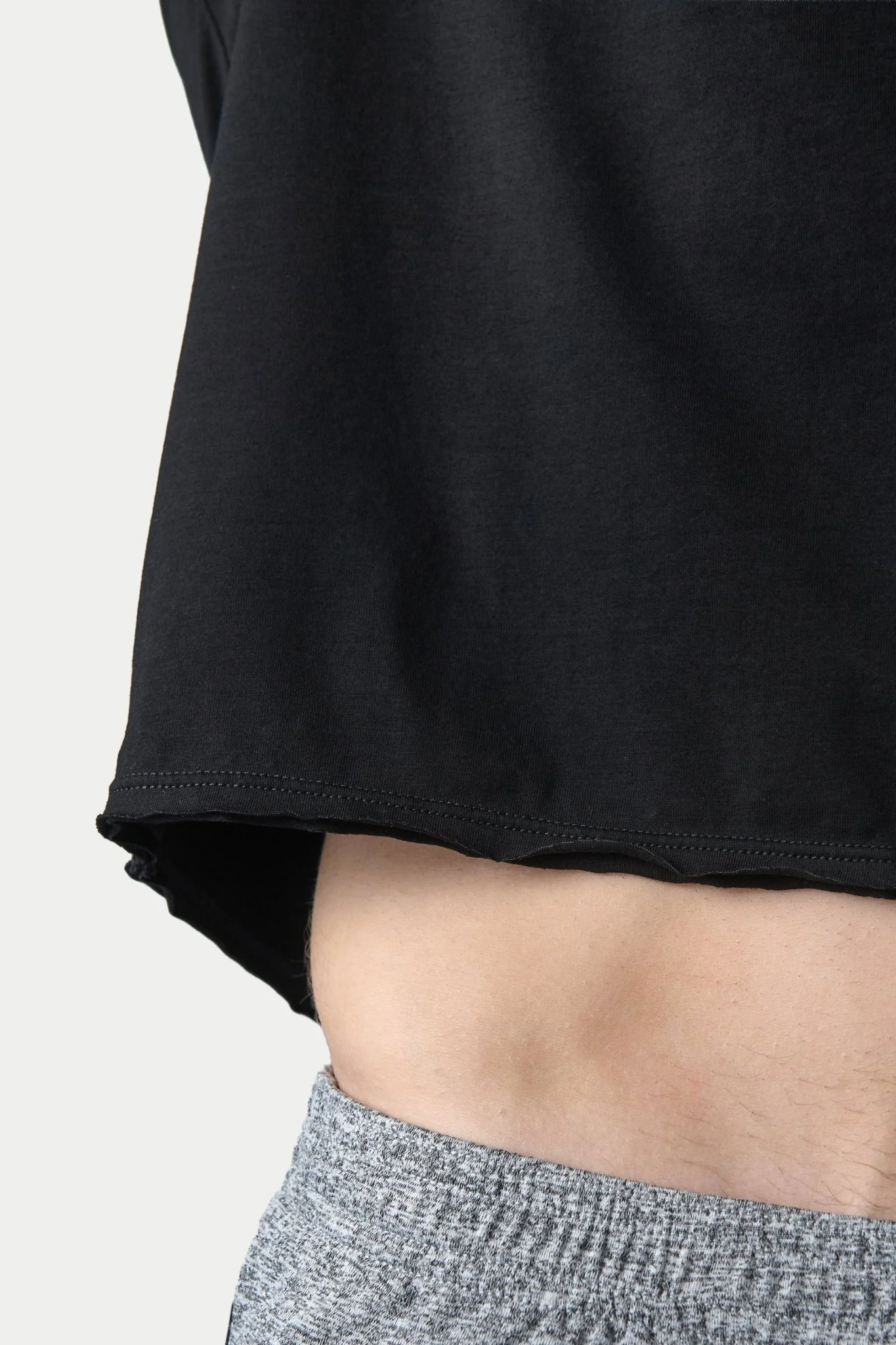 RAW Crop Tee - Black - Image 8