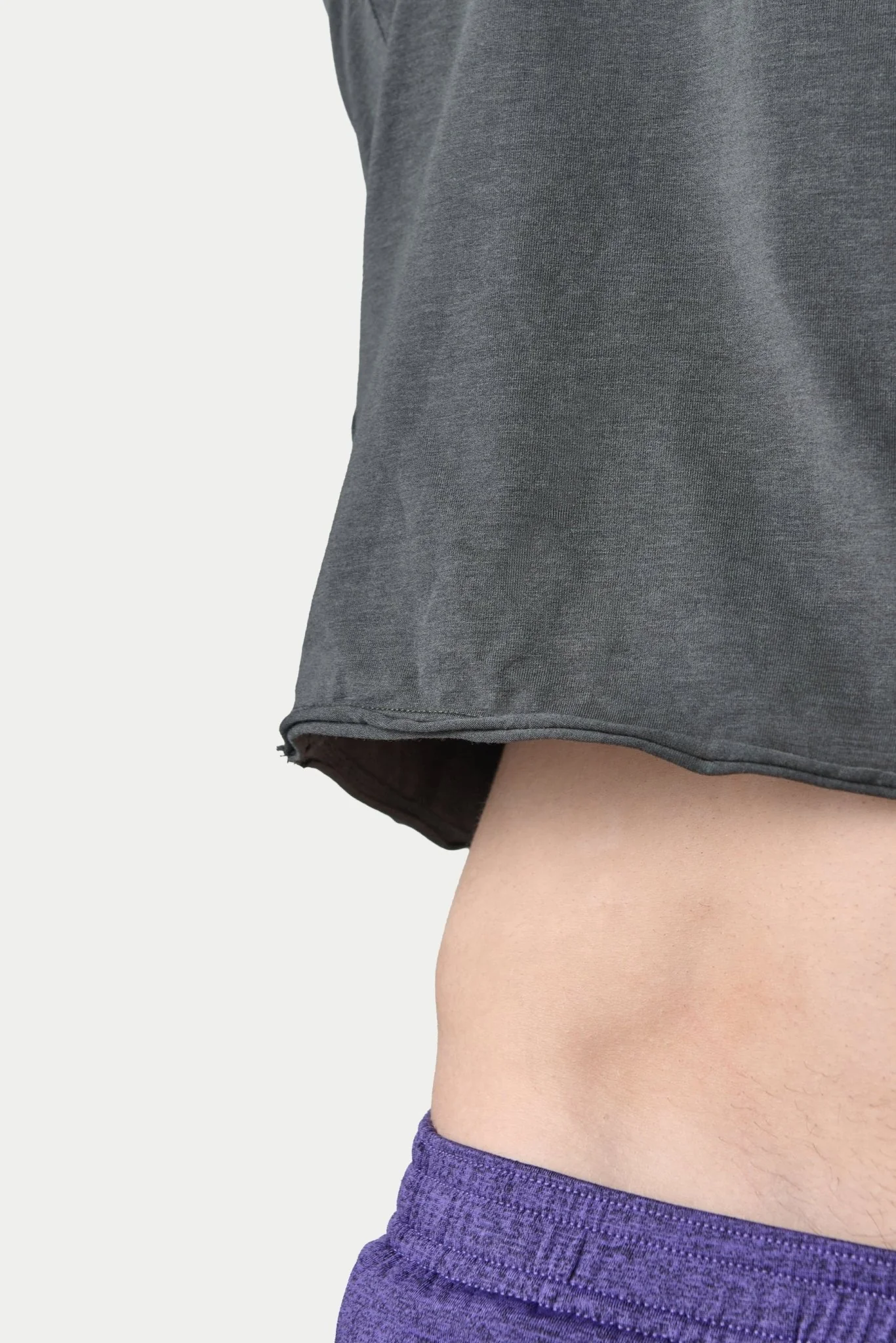 RAW Crop Tee - Charcoal - Image 7