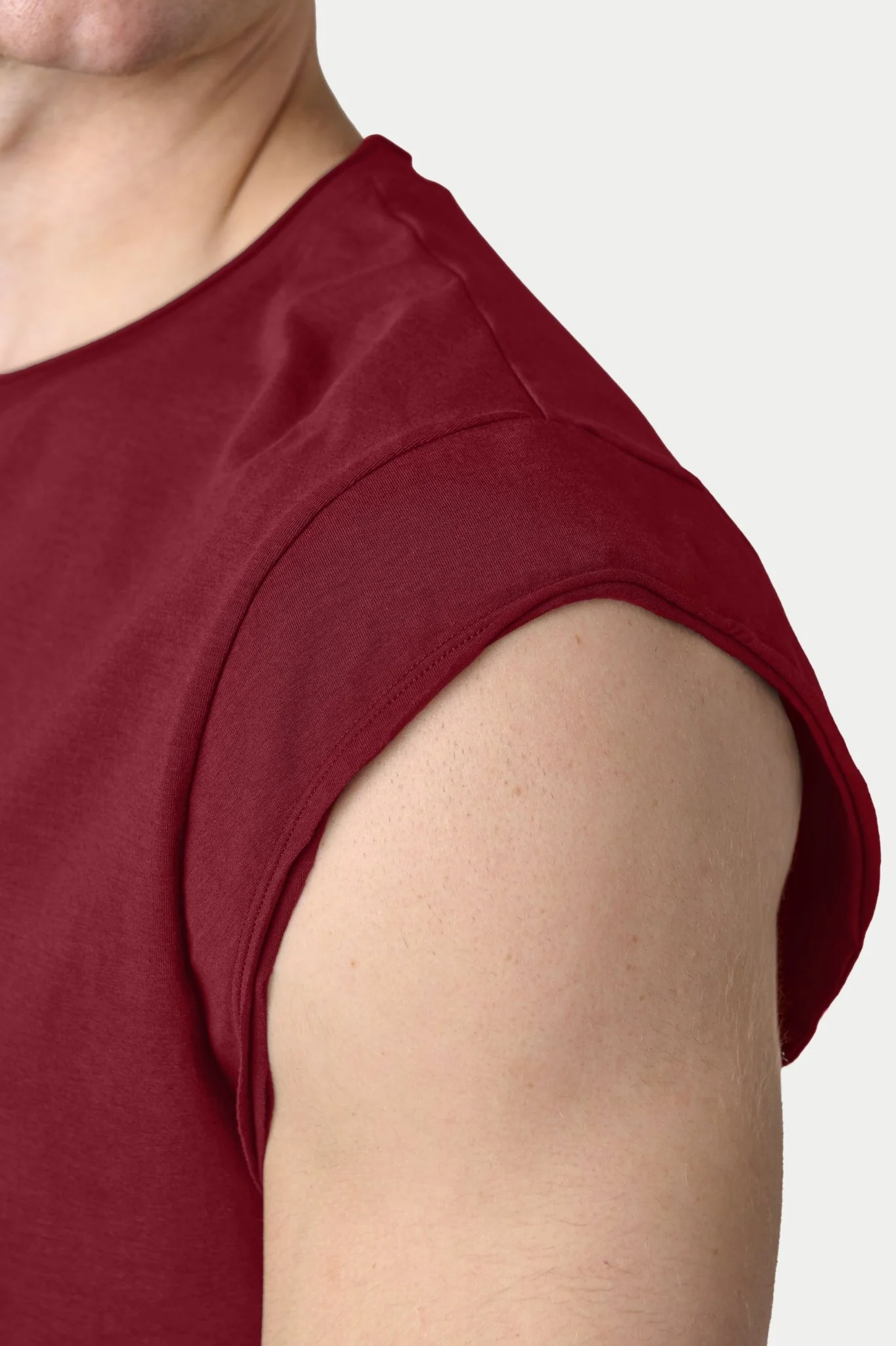 RAW Crop Tee - Maroon - Image 7