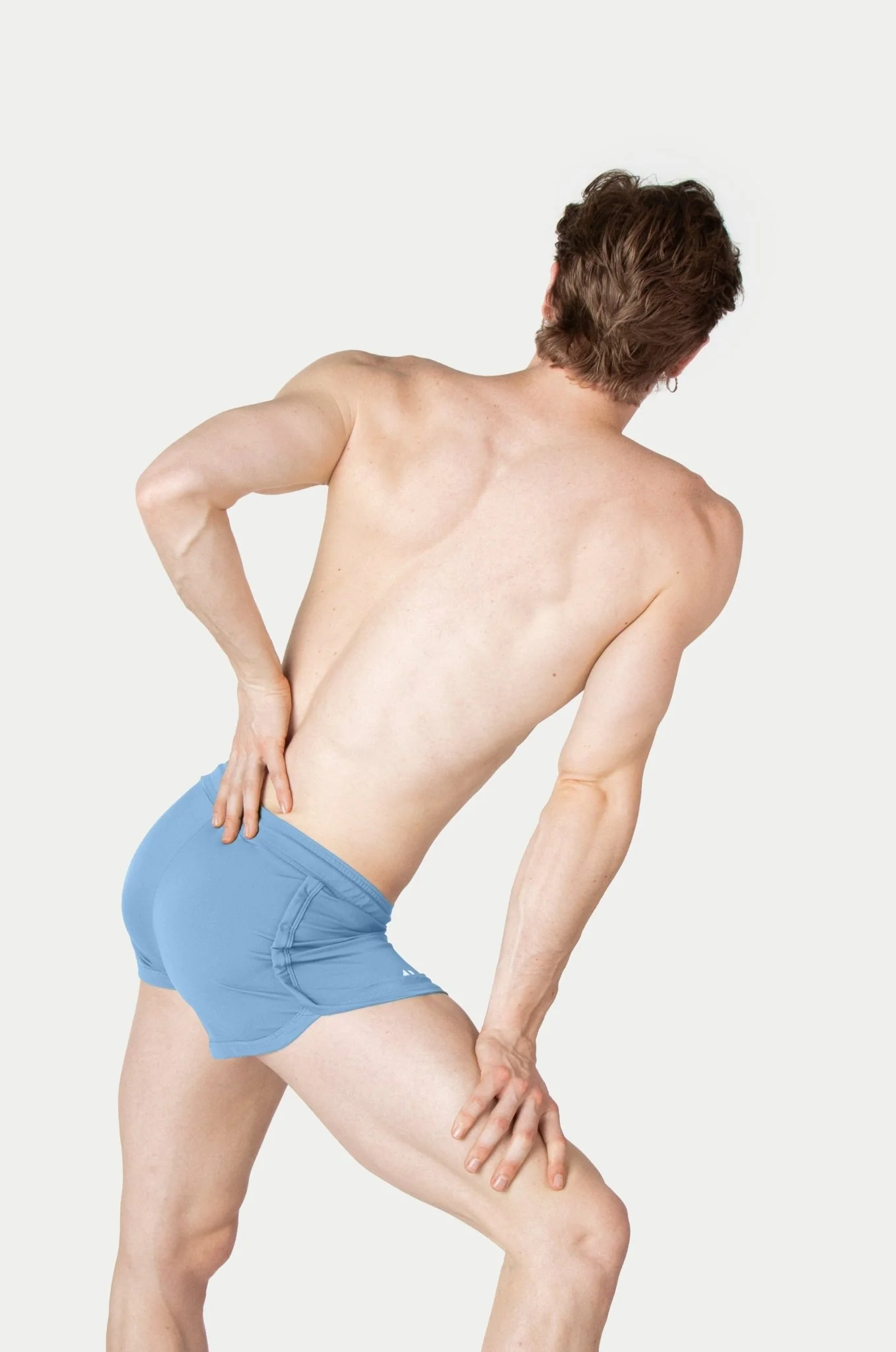 RETRO Jock Shorts - Baby Blue - Image 4
