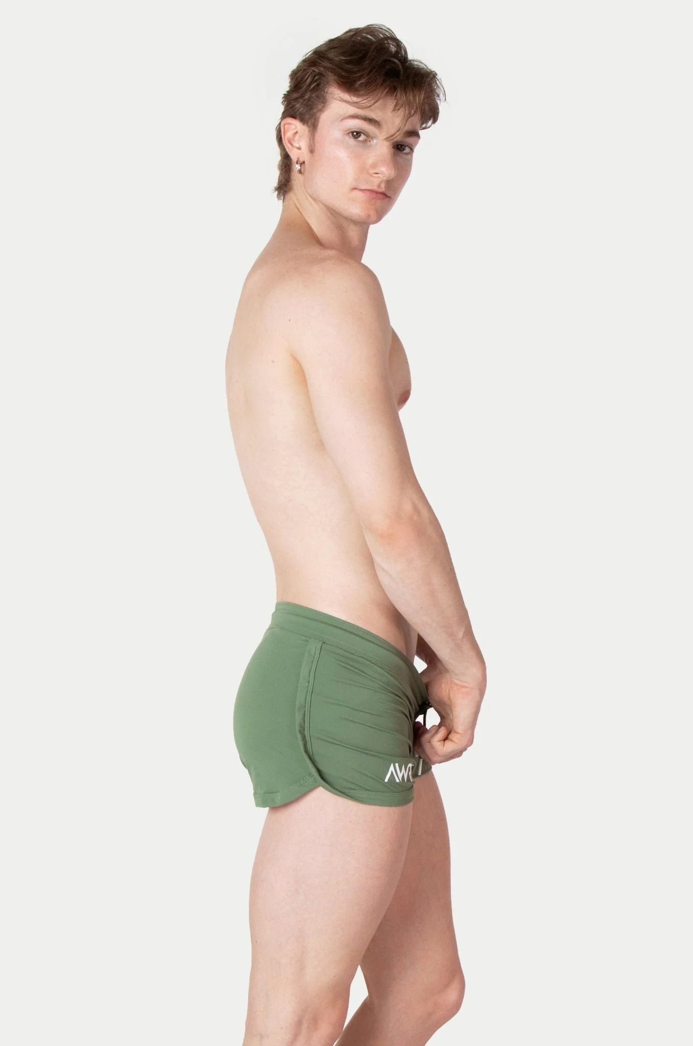 RETRO Jock Shorts - Sage - Image 4
