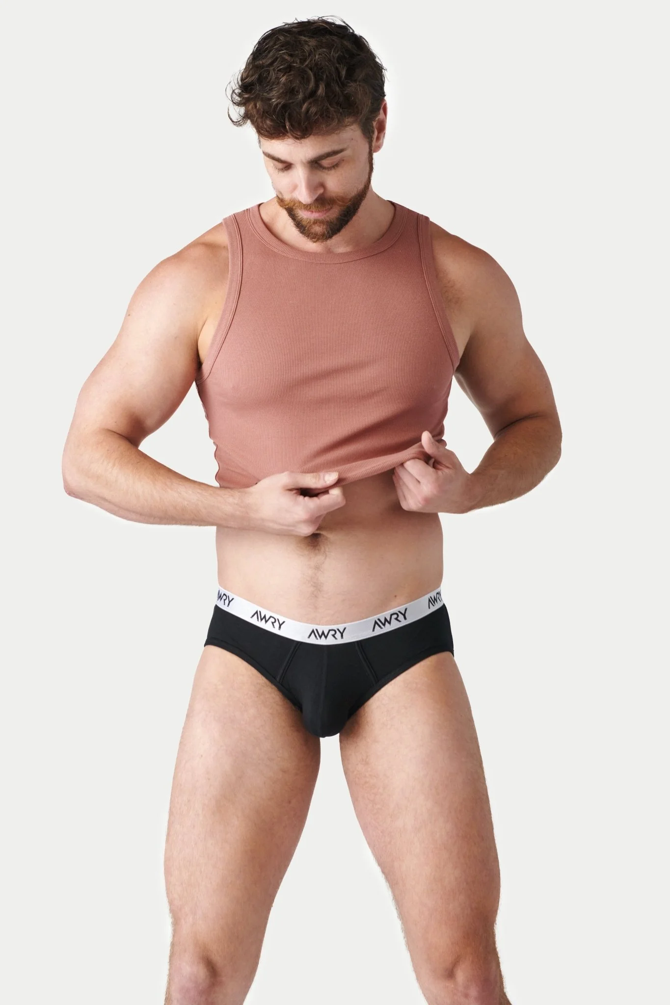 RIBBED Crop Tank - Redwood - Image 4
