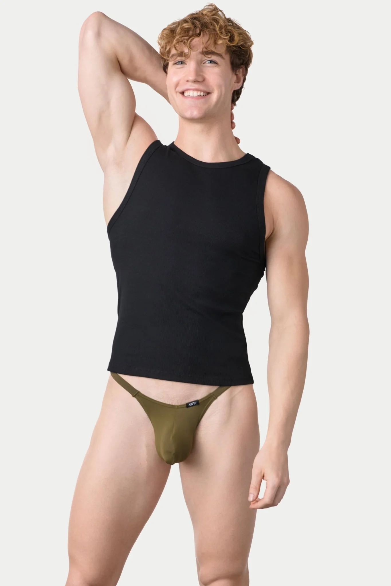 RIBBED Tank - Black - Image 4