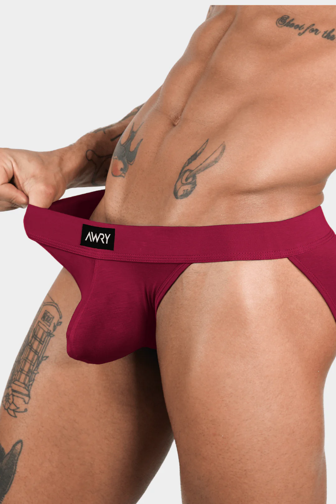 SHOWCASE Tanga Briefs - Berry Red - Image 5