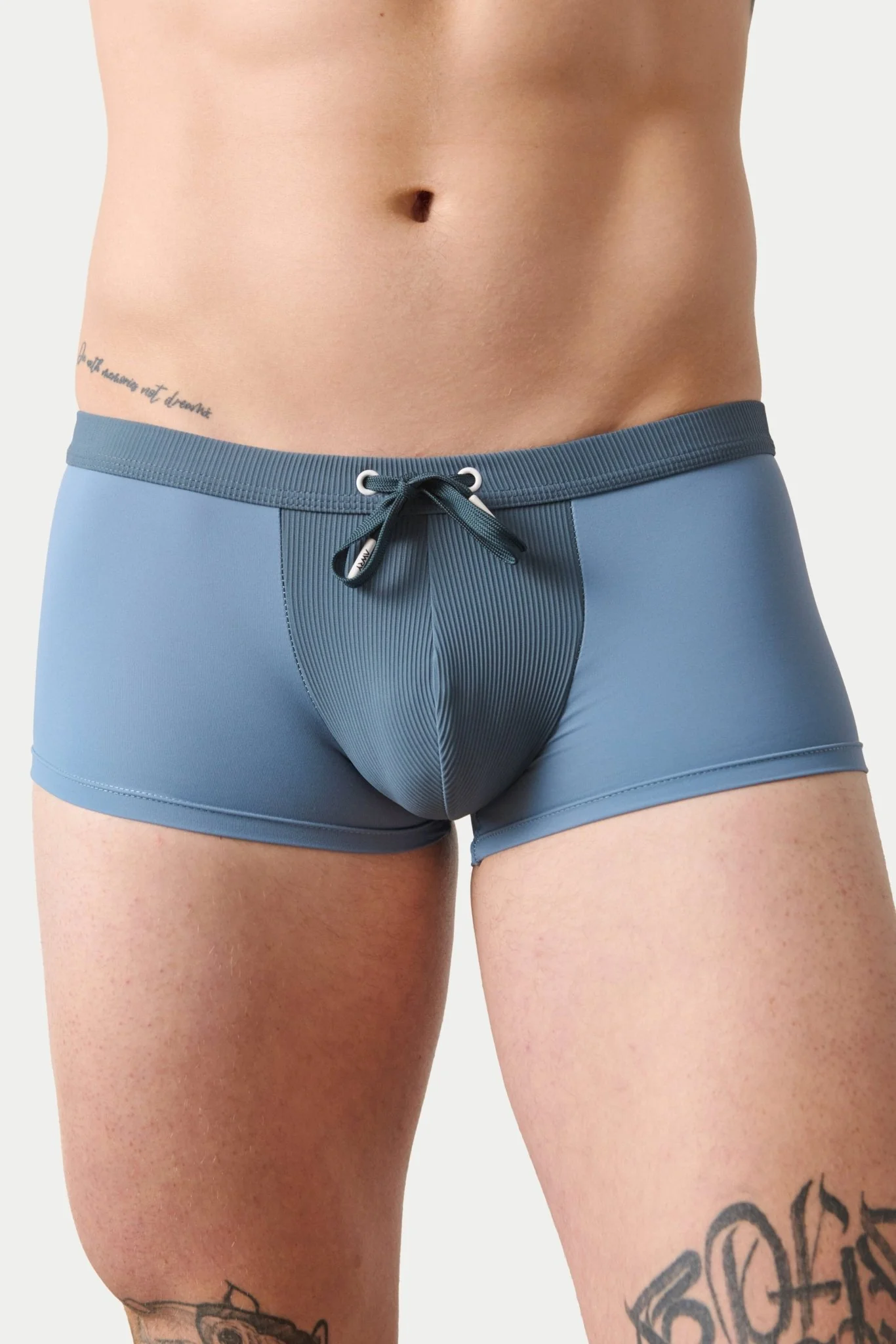 SURGE Swim Thong Trunks - Steel Blue - Image 7